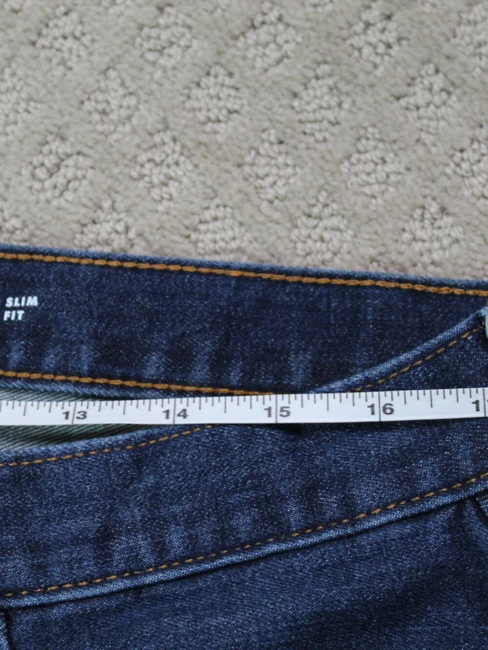 Banana Republic Traveler Jean 36x30* Slim Fit Mens Denim Pant Blue Dark Wash